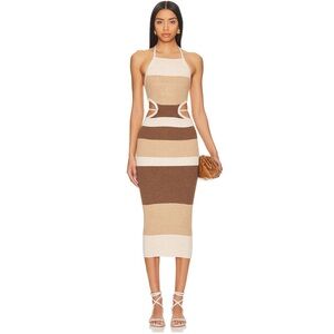 Camila Coelho Revolve- Emlyn Stripe Knit Dress- large